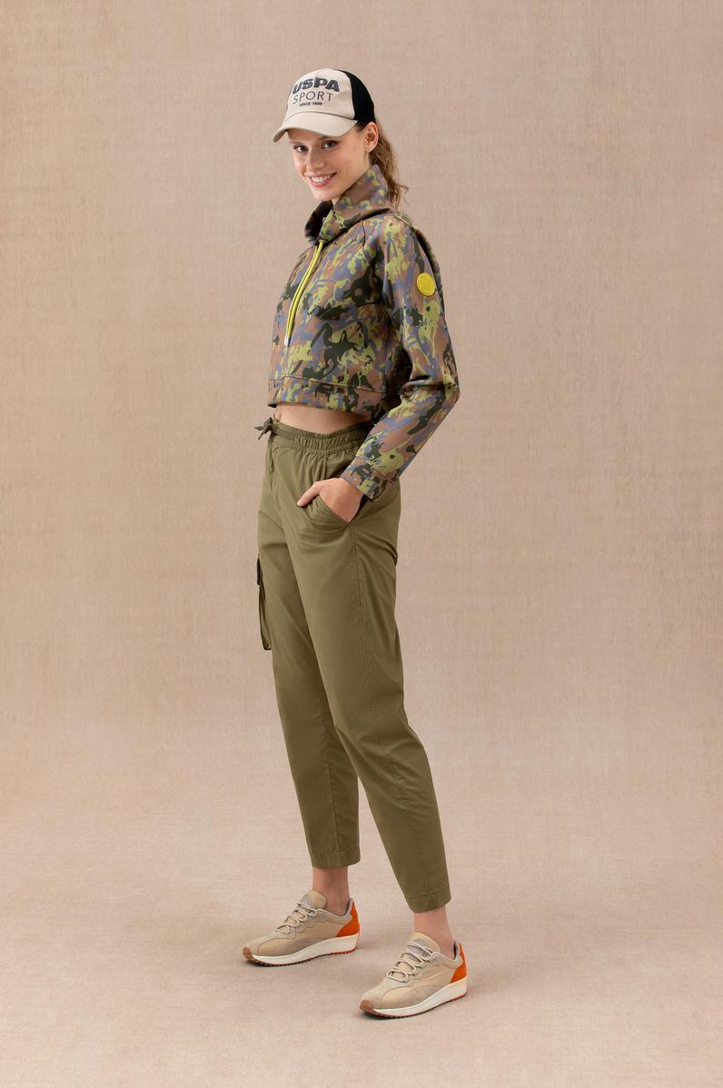 Kadın Koyu Haki Pantolon