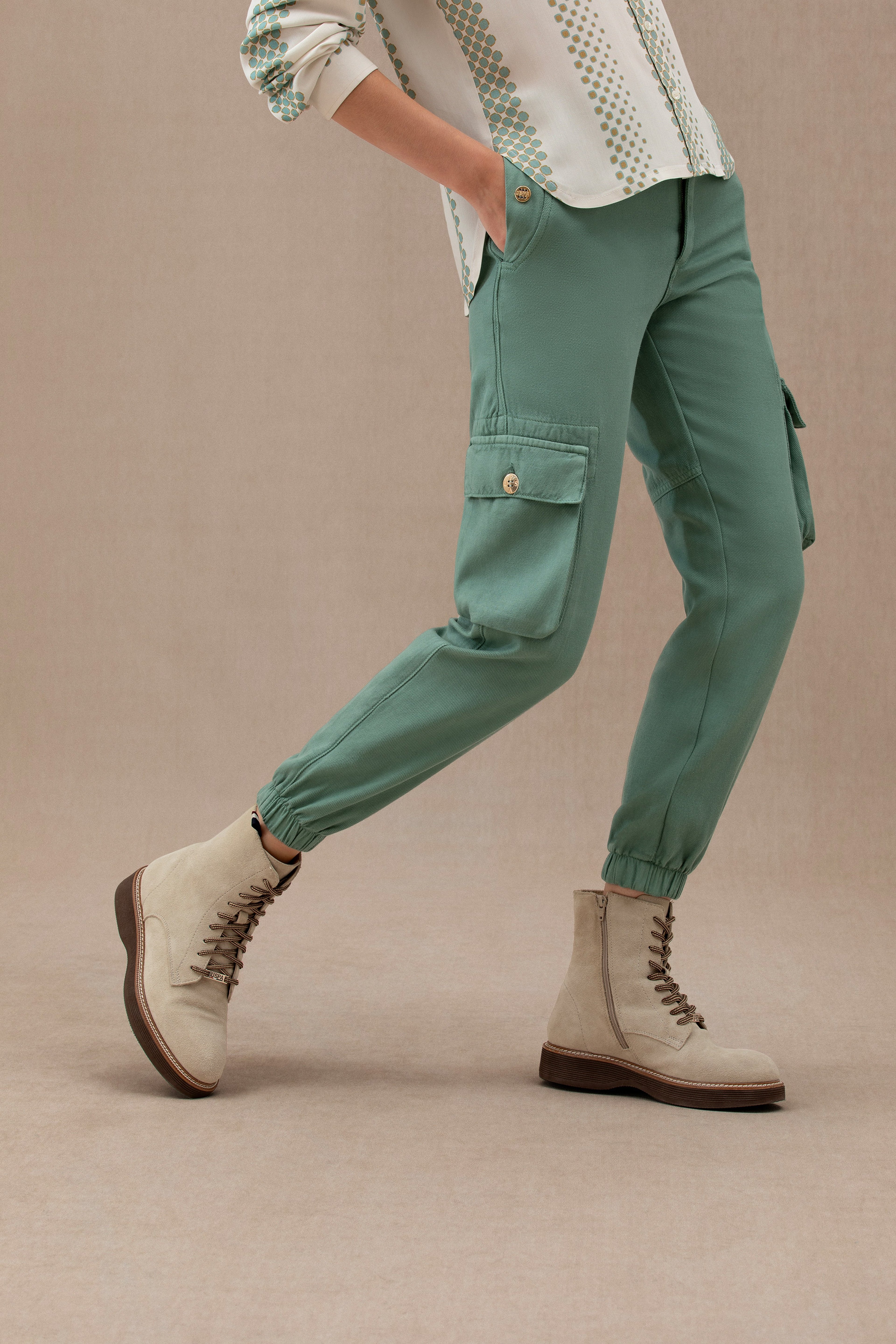 Kadın Mint Pantolon - Image 1