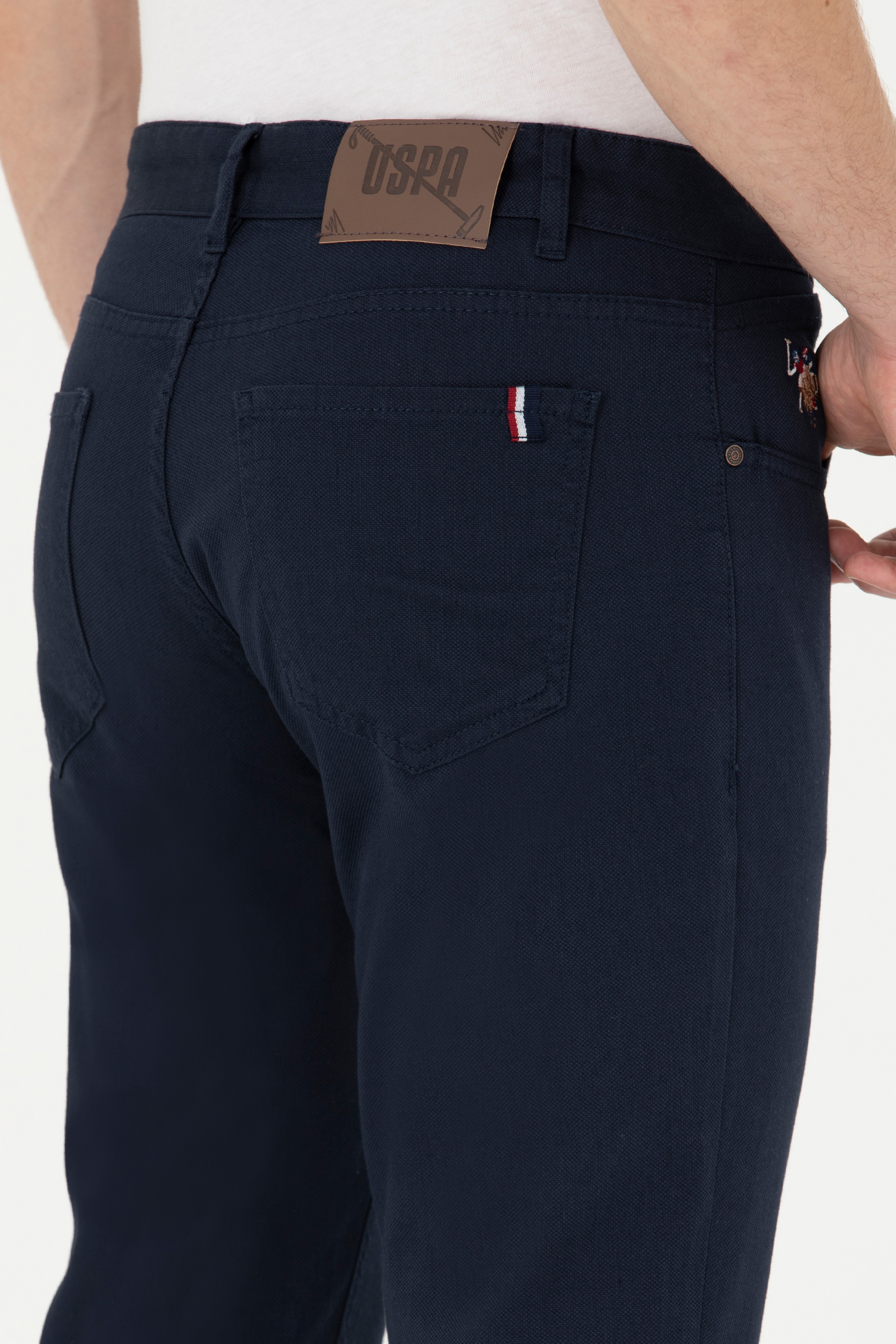 Erkek Lacivert Kanvas Pantolon - Image 7