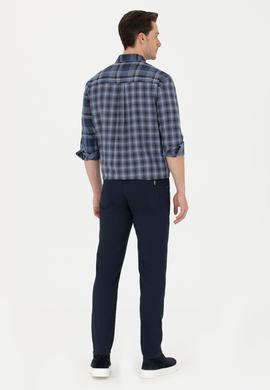 Erkek Lacivert Kanvas Pantolon - 50275982011