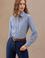 Kadın Lacivert Uzun Kollu Gömlek