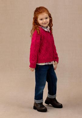 Kız Çocuk Mavi Jean Pantolon - 50272330011