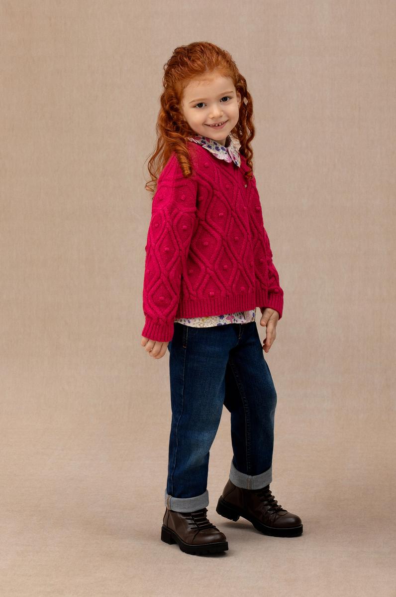 Kız Çocuk Mavi Jean Pantolon