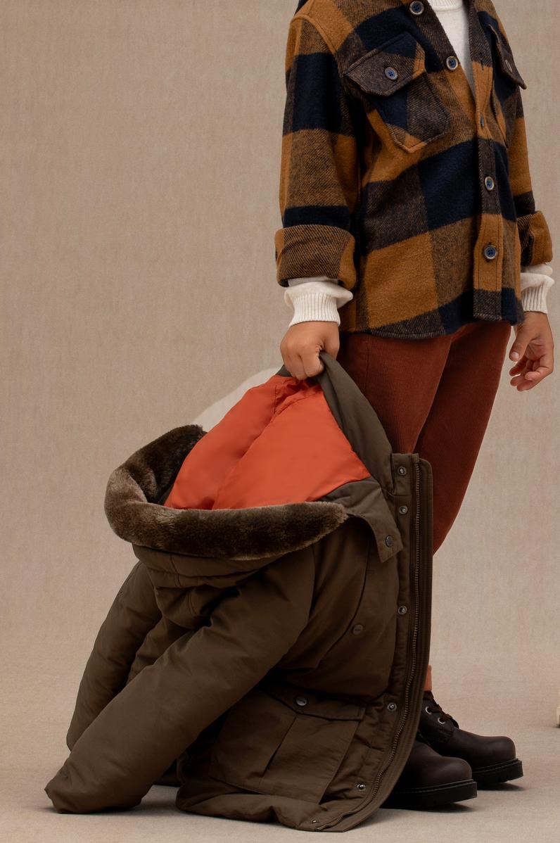 Erkek Çocuk Haki Mont