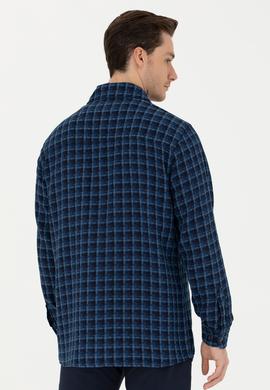 Erkek Mavi Jean Gömlek - 50272608013