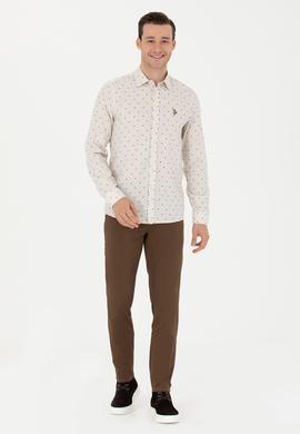 Erkek Taş Uzun Kollu Gömlek - 50272706028