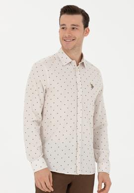 Erkek Taş Uzun Kollu Gömlek - 50272706028