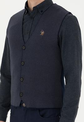 Erkek Lacivert Triko Hırka - 50279961006