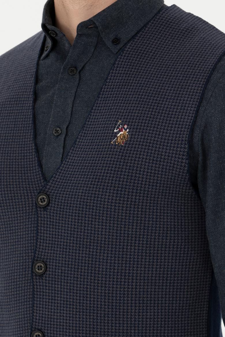 Erkek Lacivert Triko Hırka - 50279961006