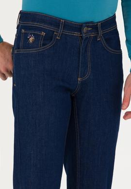 Erkek Koyu Mavi Jean Pantolon - 50272600047