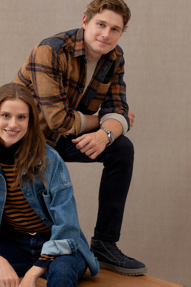 Erkek Koyu Mavi Jean Pantolon