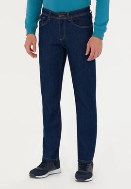 Erkek Koyu Mavi Jean Pantolon - 50272600047