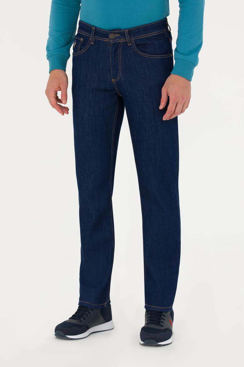 Erkek Koyu Mavi Jean Pantolon - 50272600047