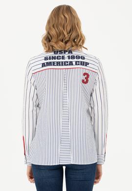 Kadın Beyaz Uzun Kollu Gömlek - 50271518003