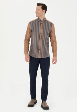 Erkek Antrasit Uzun Kollu Gömlek - 50272649001