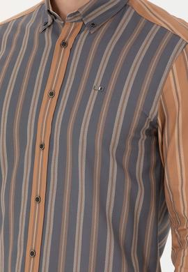 Erkek Antrasit Uzun Kollu Gömlek - 50272649001