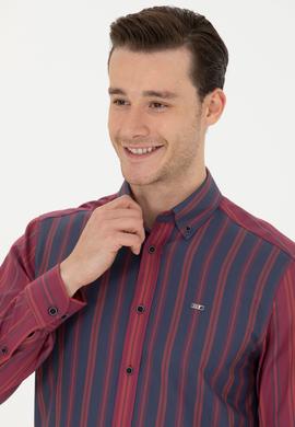 Erkek Lacivert Uzun Kollu Gömlek - 50272649034