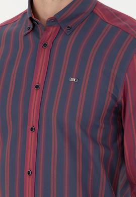 Erkek Lacivert Uzun Kollu Gömlek - 50272649034