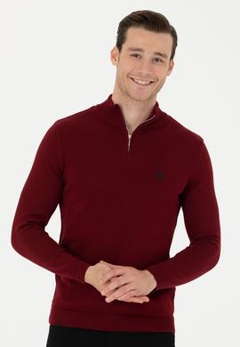 Erkek Bordo Kazak - 50277114024