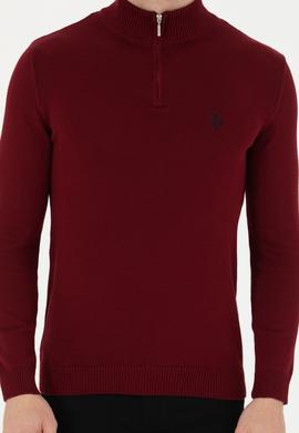 Erkek Bordo Kazak - 50277114024