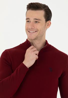 Erkek Bordo Kazak - 50277114024