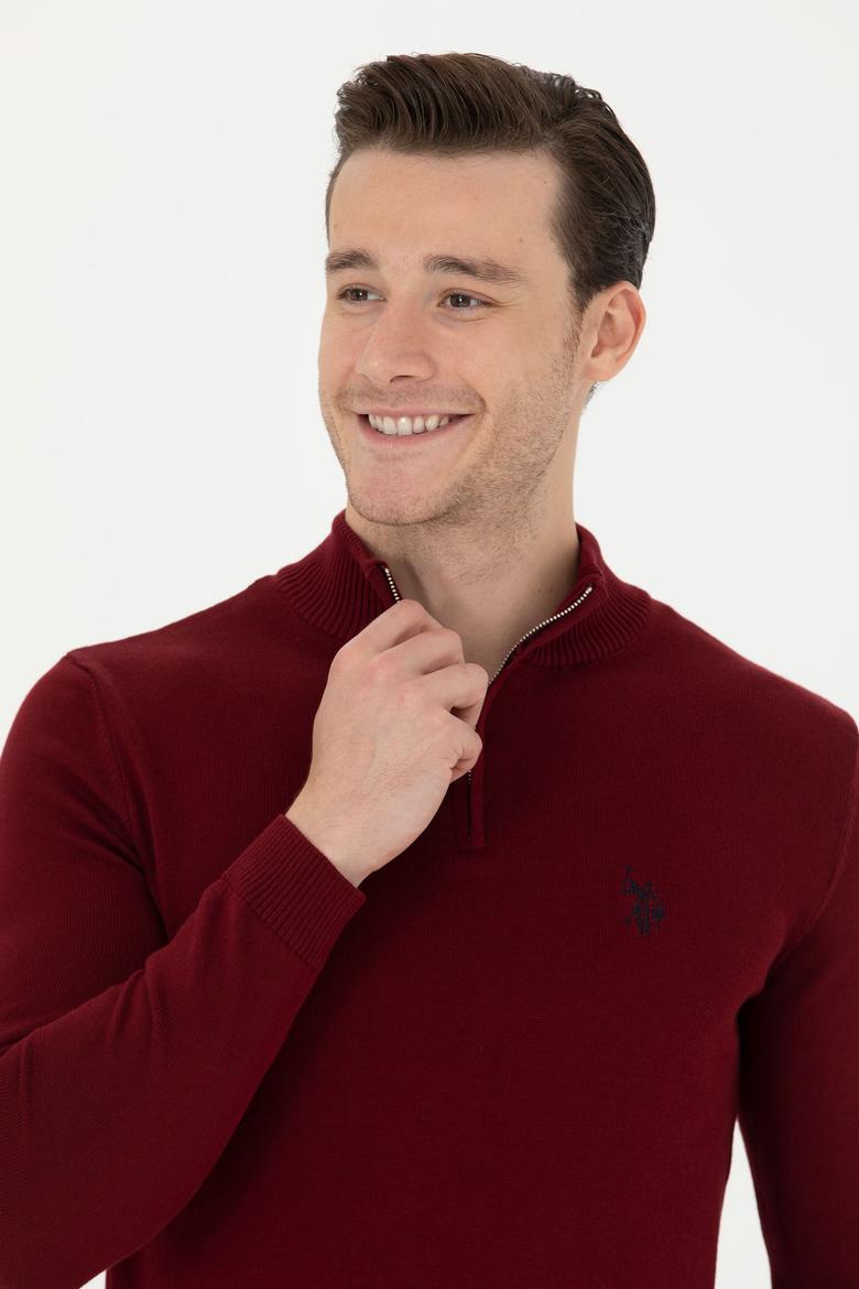 Erkek Bordo Kazak - 50277114024