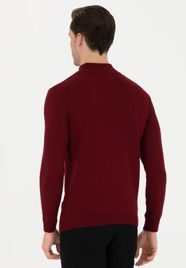 Erkek Bordo Kazak - 50277114024