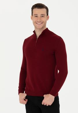 Erkek Bordo Kazak - 50277114024