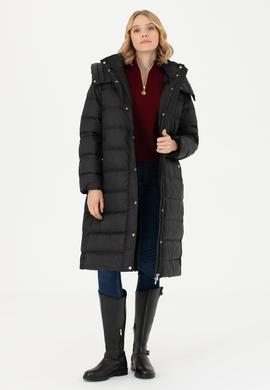 Kadın Siyah Kaban - 50272055002