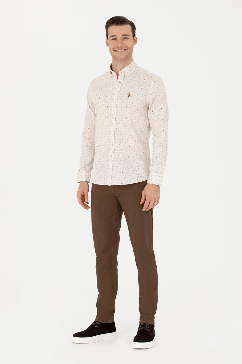 Erkek Taş Uzun Kollu Gömlek - 50272445001