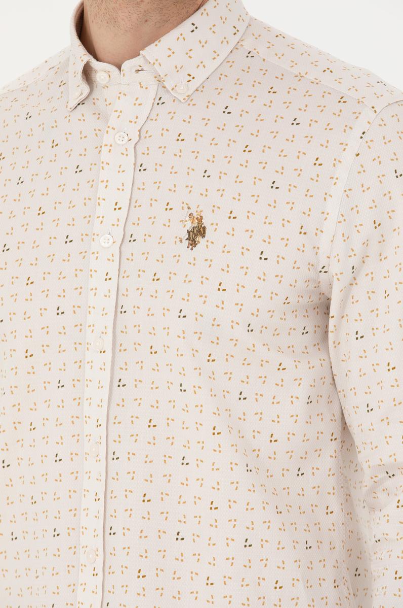 Erkek Taş Uzun Kollu Gömlek