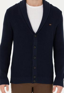 Erkek Lacivert Triko Hırka - 50277111010