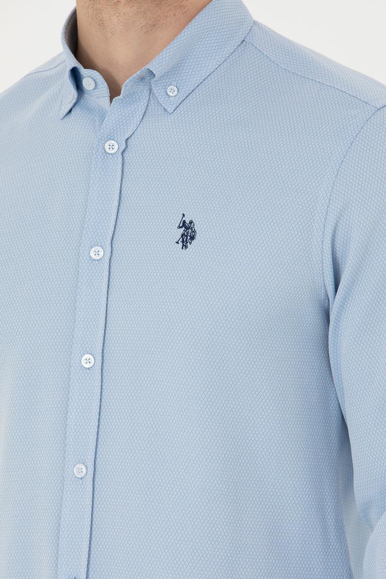 Erkek Mavi Uzun Kollu Gömlek - 50279424010