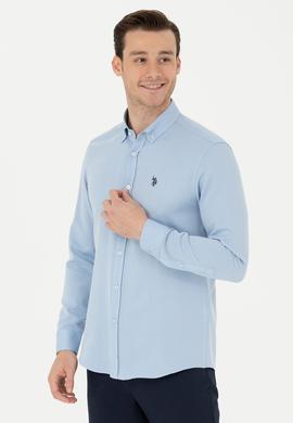 Erkek Mavi Uzun Kollu Gömlek - 50279424010