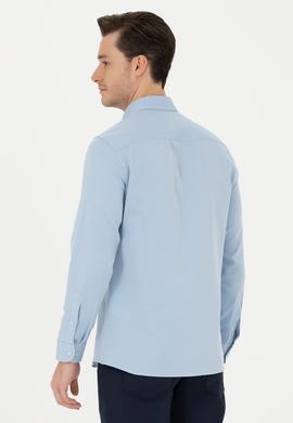 Erkek Mavi Uzun Kollu Gömlek - 50279424010