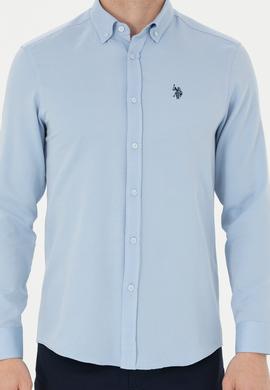 Erkek Mavi Uzun Kollu Gömlek - 50279424010