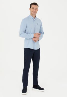 Erkek Mavi Uzun Kollu Gömlek - 50279424010