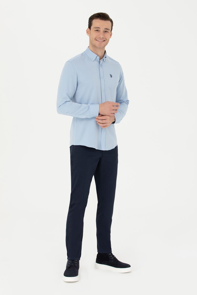 Erkek Mavi Uzun Kollu Gömlek - 50279424010