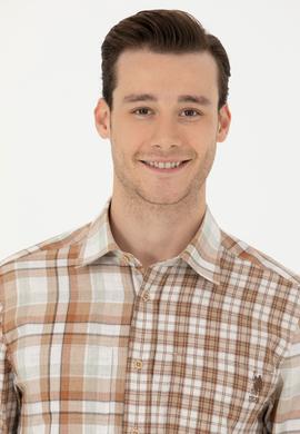 Erkek Kum Uzun Kollu Gömlek - 50279511014