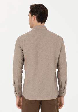 Erkek Camel Uzun Kollu Gömlek - 50276574001