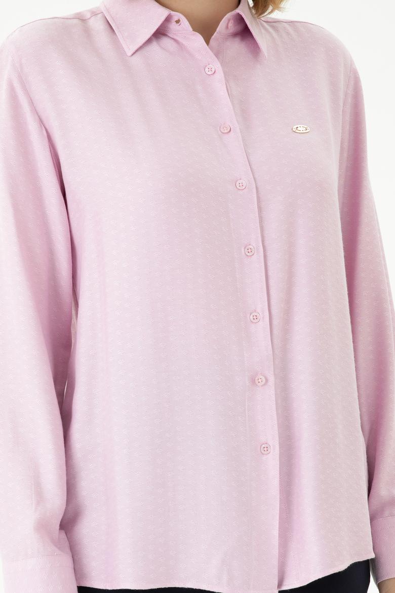 Kadın Manolya Uzun Kollu Gömlek - 50264189028