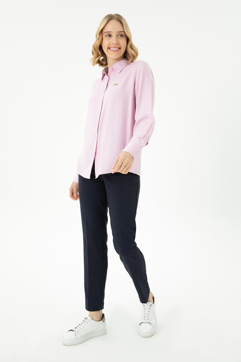 Kadın Manolya Uzun Kollu Gömlek - 50264189028