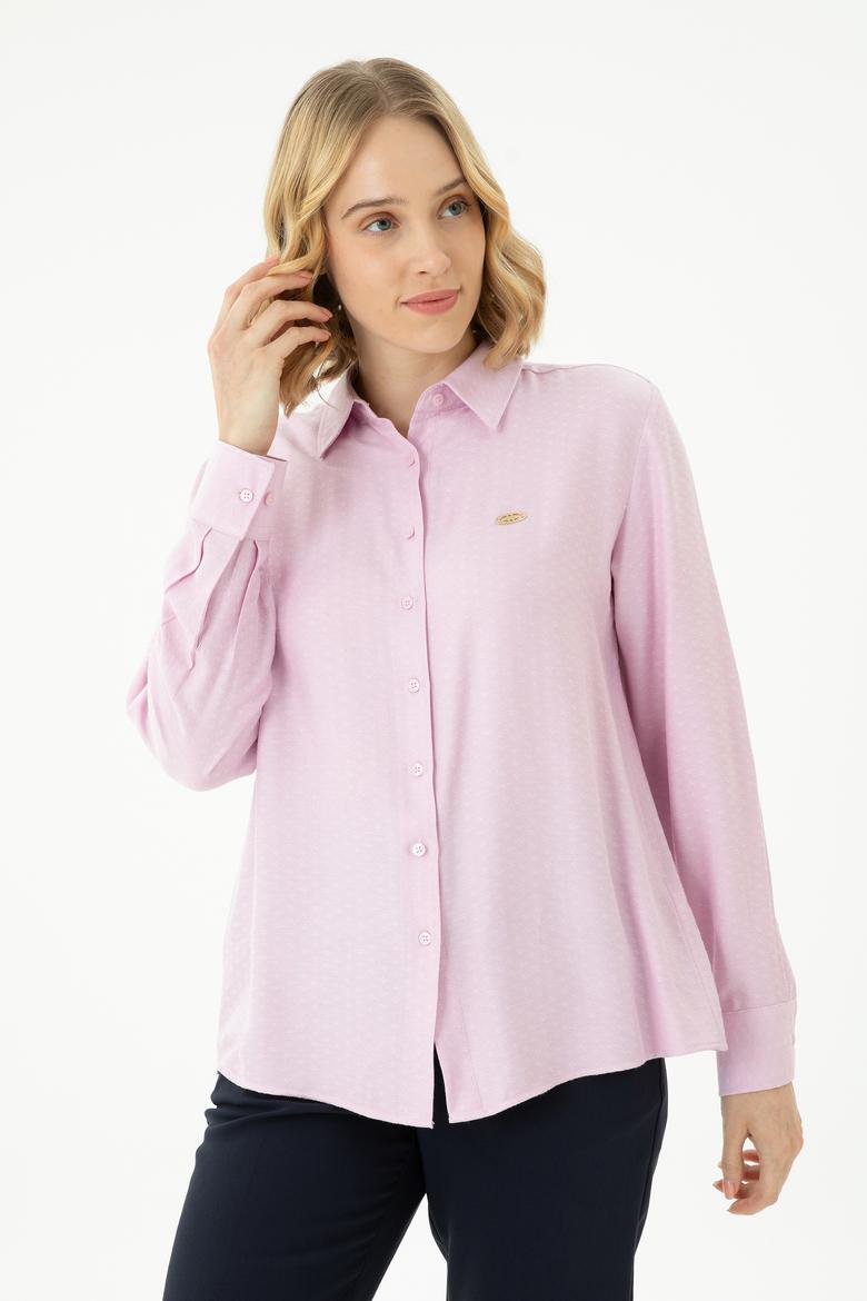 Kadın Manolya Uzun Kollu Gömlek - 50264189028