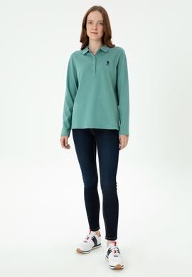Kadın Mint Basic Sweatshirt - 50271573028