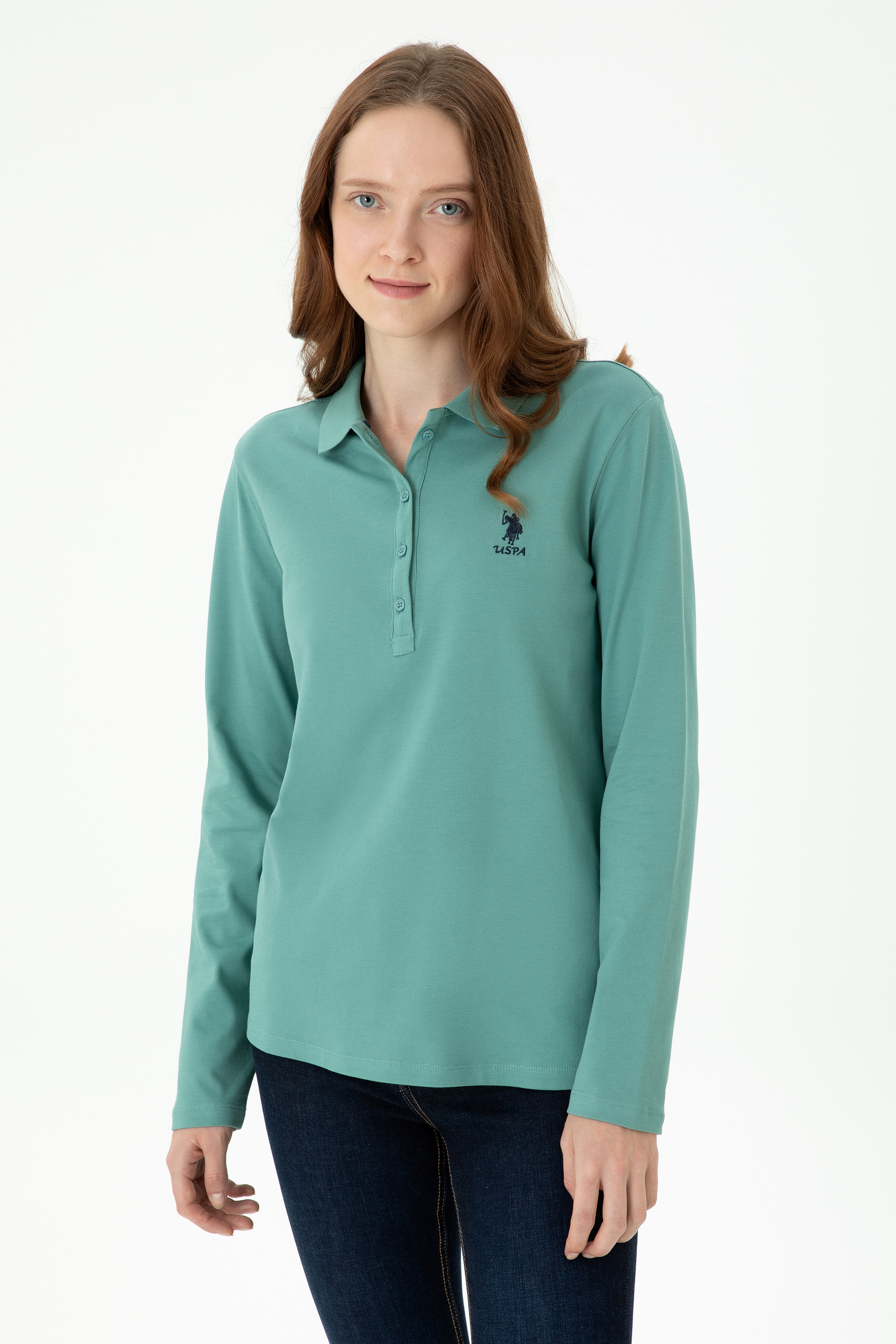 Kadın Mint Basic Sweatshirt