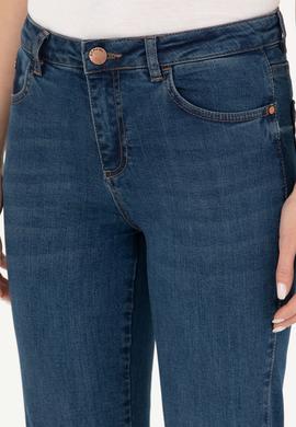 Kadın Mavi Jean Pantolon - 50272290003