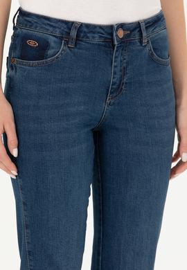 Kadın Mavi Jean Pantolon - 50272290003