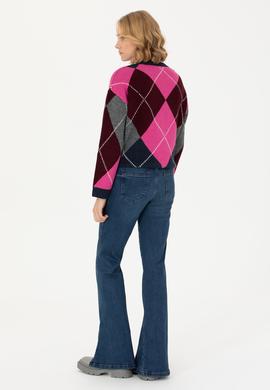 Kadın Mavi Jean Pantolon - 50272290003