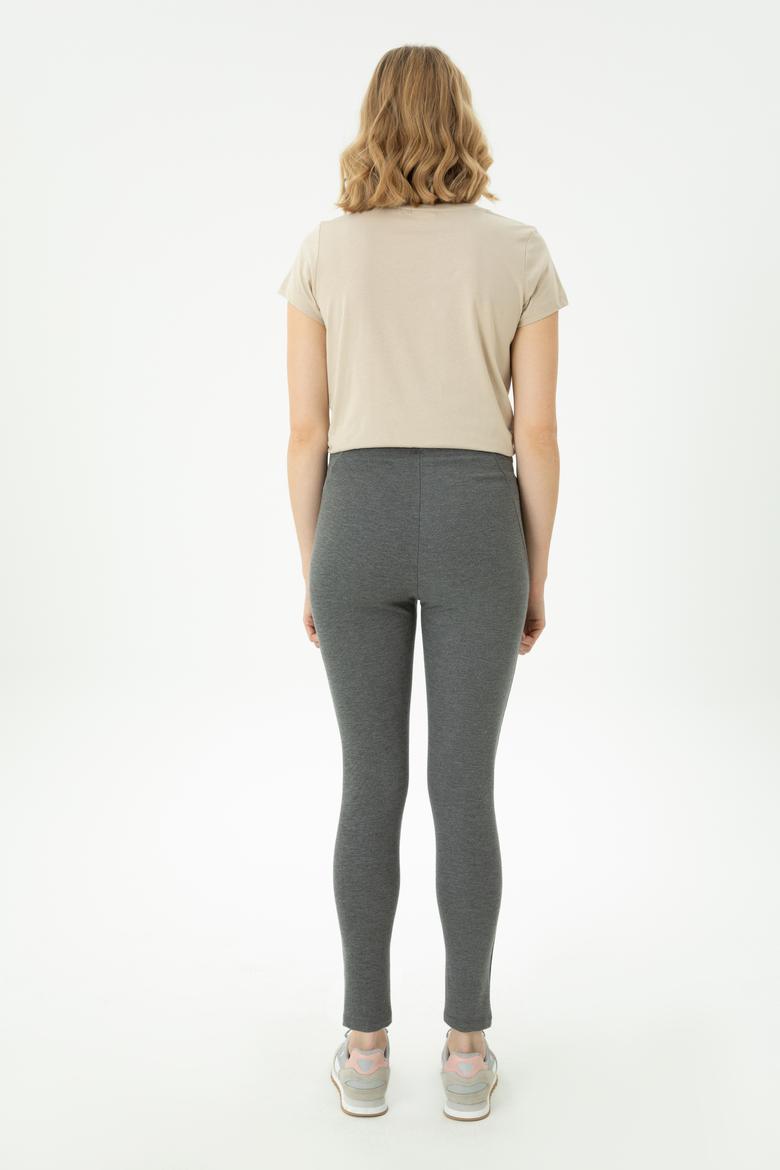 Kadın Antrasit Melanj Eşofman Altı - 50272998019