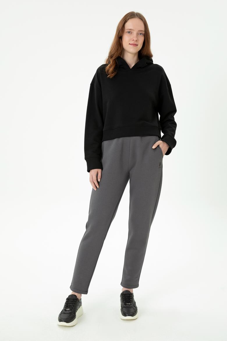 Kadın Antrasit Eşofman Altı